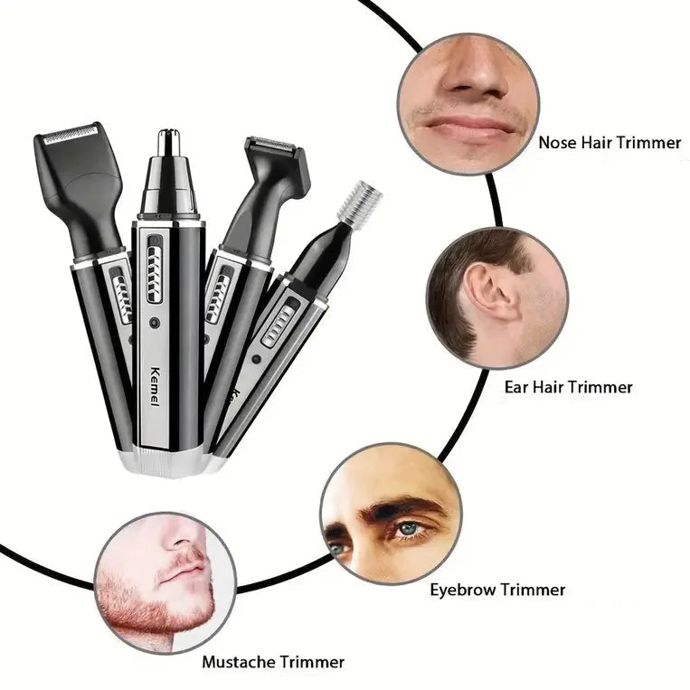Kemei-6630 grooming kit with attachments