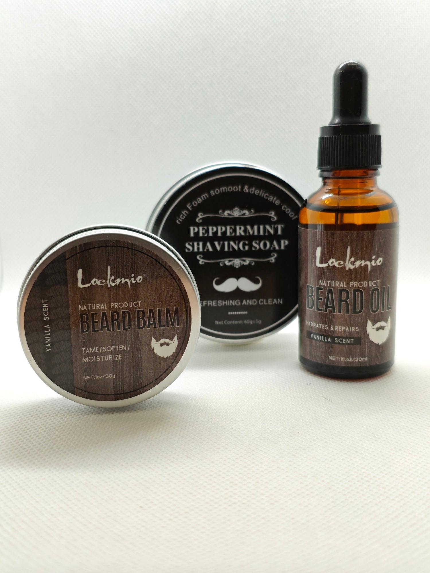 Beard Balm shaving soap and Beard oil