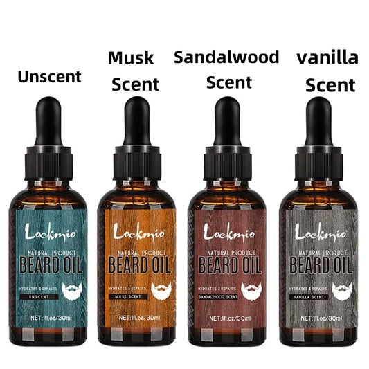LOCKMIO Mixed Scent Hydrating Beard oil 4pcs/set