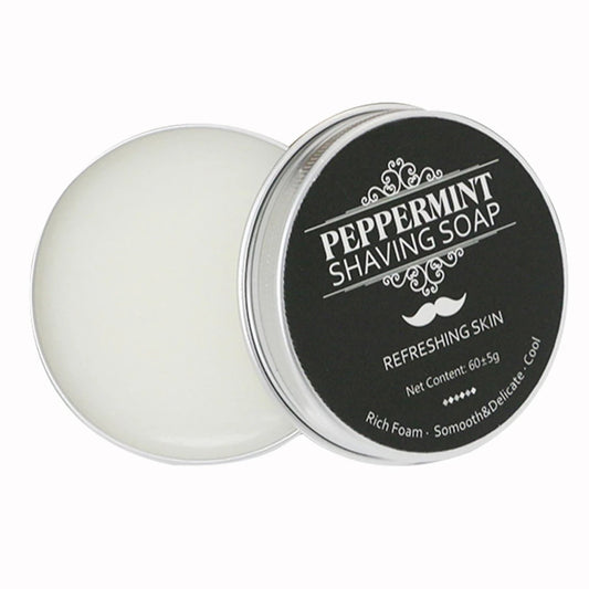 Refreshing Peppermint Shaving Soap